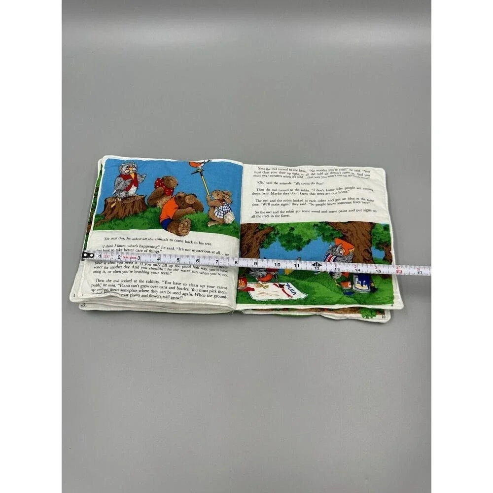 Owl Saves The Day Ecology for Children Fabric Cloth Book 8
